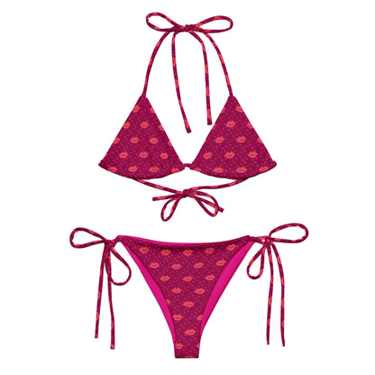 Burgundy Kiss String Bikini