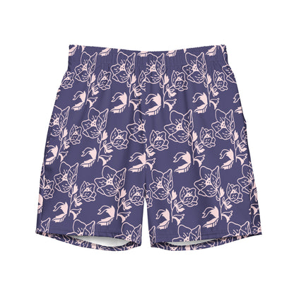 Cornflower Blossom Swim Trunks