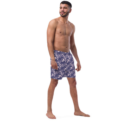 Cornflower Blossom Swim Trunks