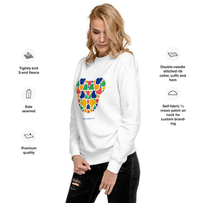 Teddy Bear Deconstructed Sweatshirt