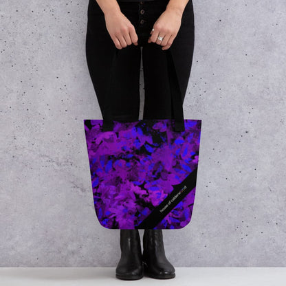 Purple Leaves Tote Bag - Calderwood Shop